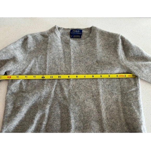 Polo Ralph Lauren Boys Wool Cashmere Sweater size Small Grey Winter Christmas - Picture 6 of 7